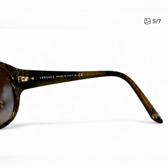Versace Tortoiseshell Sunglasses for Women - Small - Picture 5 of 7